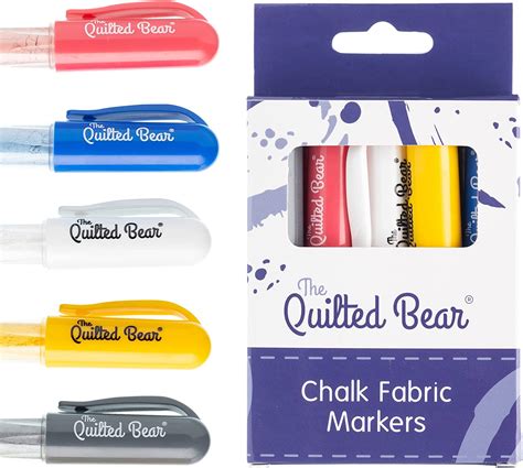 The Quilted Bear Chalk Fabric Markers For Sewing Pen Style Fabric