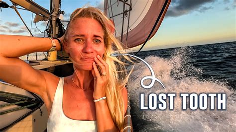 LOST TOOTH A Very Rough Sail Sailing Vessel Delos Ep 453 SV Delos