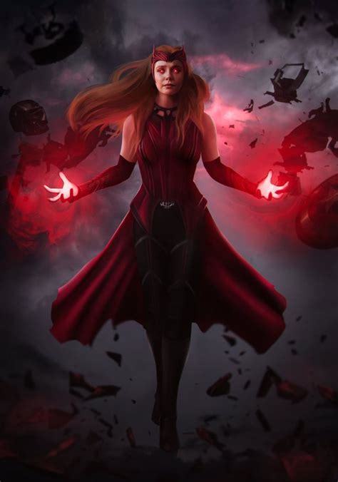 Wanda Maximoff Art Print In 2021 Scarlet Witch Marvel Marvel