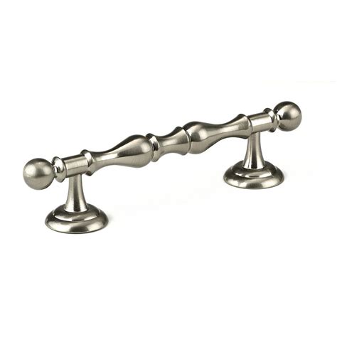 Richelieu Hardware Traditional And Classic 4 In Brushed Nickel Pull Bp60111195 The Home Depot