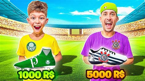 Chuteira Do Palmeiras De 2 Mil Reais Vs Chuteira Do Corinthians De 5