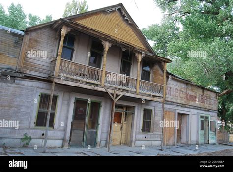 Ghost Town Remains In Paradise Valley Nevada Stock Photo Alamy