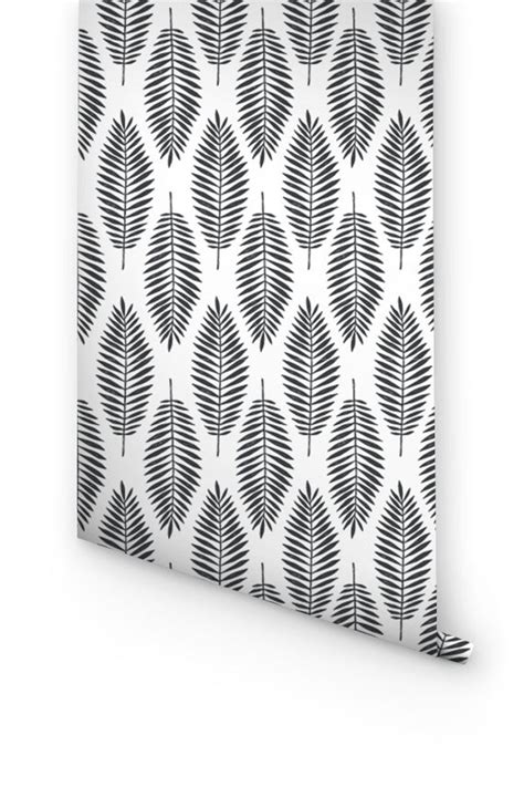 Black And White Removable Wallpaper Peel And Stick Wallpaper Etsy