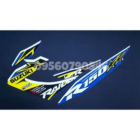 Raider 150 Reborn 18 Motogp Blue Stock Decalsticker Lazada Ph