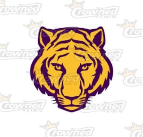 Lsu Tiger Head Svg