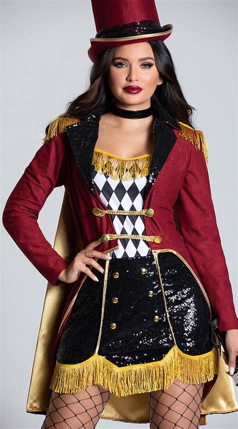 Dazzling Ringmaster Costume Sequin Ringmaster Costume