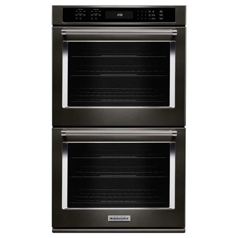 Shop KitchenAid Self-Cleaning Convection Double Electric Wall Oven ...