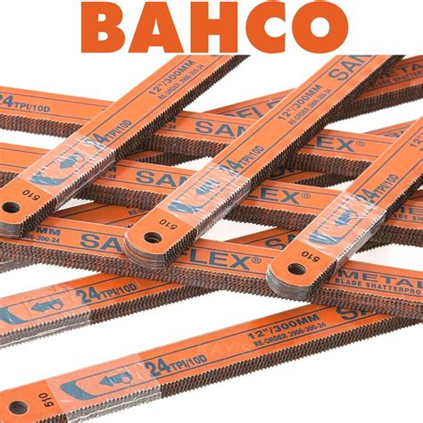 BAHCO Sandflex Hacksaw Blades 300mm 12 Shatter Proof Bi Metal 18 24 32