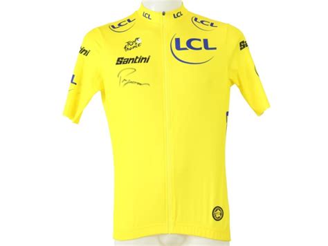 Maglia Gialla Tour De France 2022 Autografata Da Tadej Pogacar