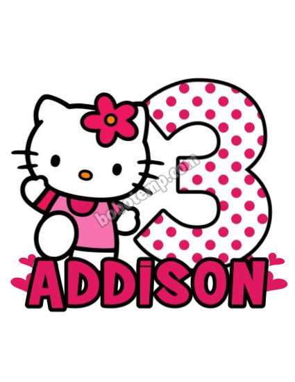 Custom Hello Kitty Birthday Shirt For Girl Custompartyshirts