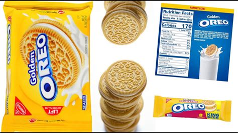 Golden Oreo Cookies Nutrition Label Unwrapping Golden Oreo Cookies