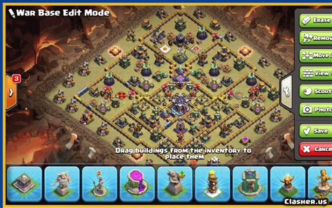 Copy Base Town Hall 15 Th15 Wartrophy Base 1275 With Link 10