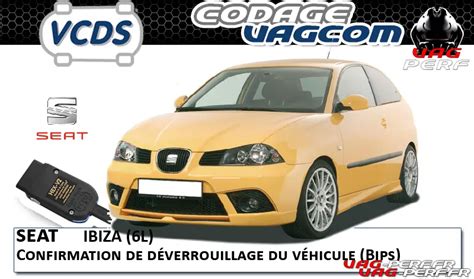 Codages VAGCOM Cable VCDS SEAT IBIZA 6L Vag Perf