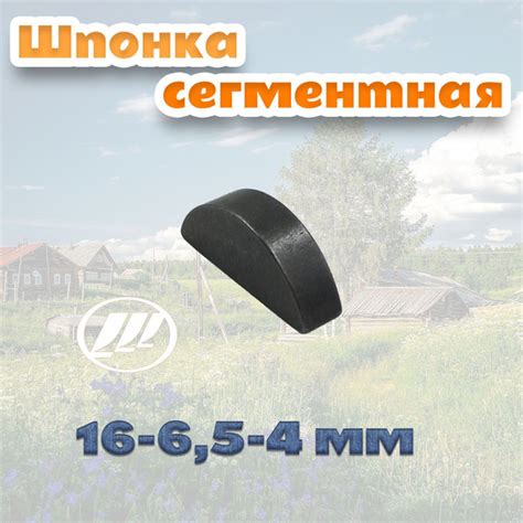 Шпонка сегментная 4х6,5х16 для молотка отбойного купить на OZON по ...