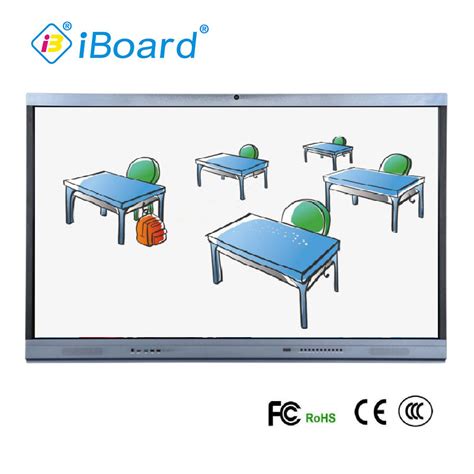Инфракрасн взаимодействующее Whiteboard CE, умная электронная доска 75 ...