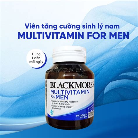 Mua Vitamin T Ng H P Cho Nam Blackmores Multivitamin For Men Exclusive