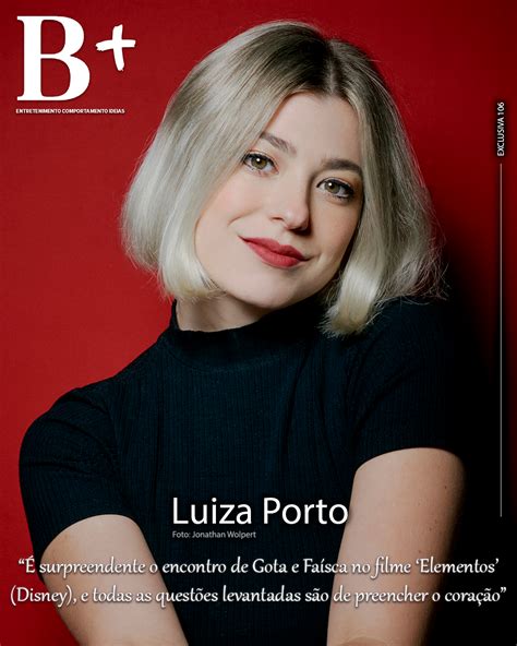 Capa B A Atriz Luiza Porto Completa Anos De Carreira E Conversa