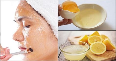 face mask egg and lemon new photo - Natural Healing Magazine