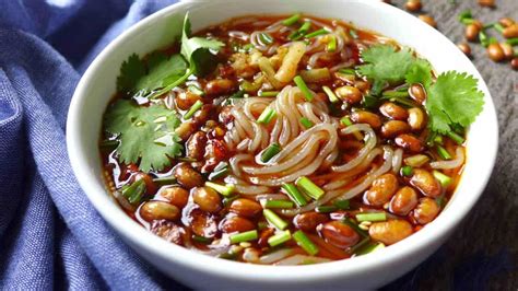 Suan La Fen Hot and Sour Noodle Soup 酸辣粉 Red House Spice