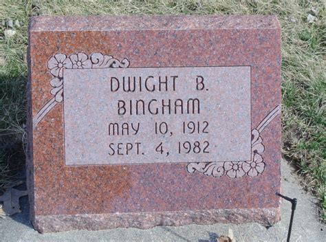 Dwight Baldwin Bingham 1912 1982 Find A Grave Memorial