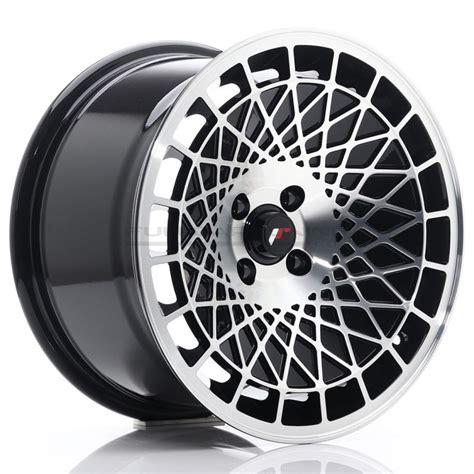 JR Wheels JR14 Velgen 16 Inch 9J ET10 4x100 Gloss Black Machined