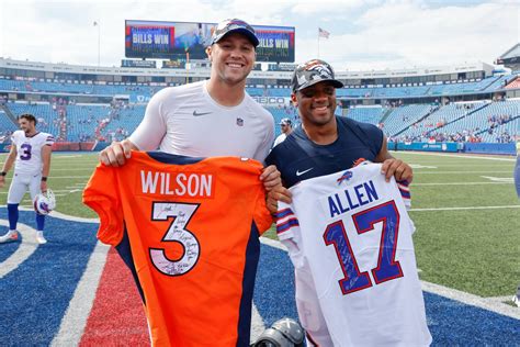 Josh Allen Dropped Hilarious Message On Signed Jersey Swap With Russell