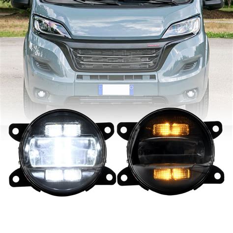 NSLUMO LED Nebelscheinwerfer DRL Tagfahrlicht für Fi at Ducato Doblo