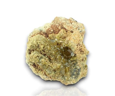 Granato Var Grossular Green Cristalli Su Matrice Altezza 57 Mm