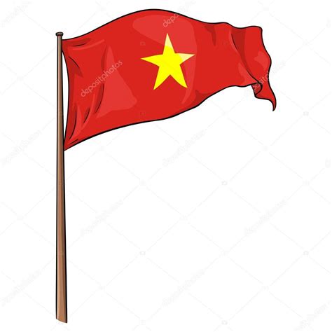 Vietnam Flag Cartoon