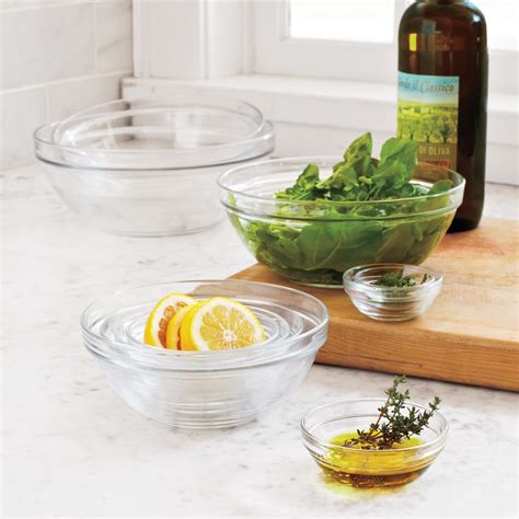 Duralex Lys Clear Stackable Bowls Set Of Sur La Table Duralex