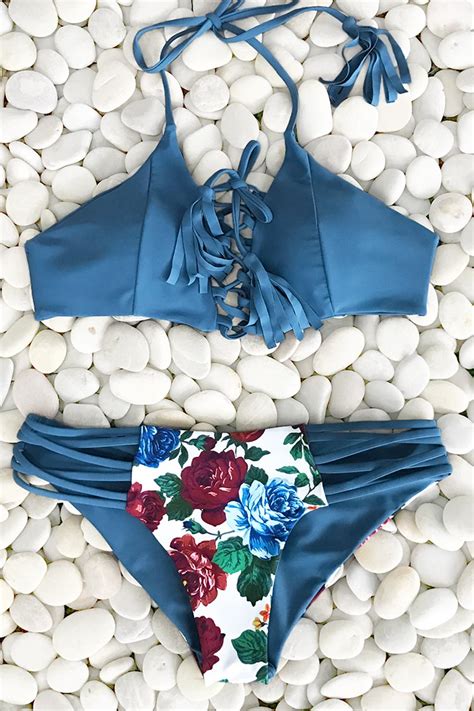 Blue Enchantress Tassel Bikini Set