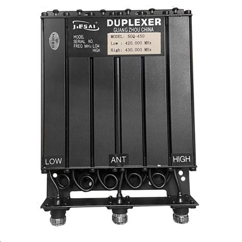 Дуплексер JIESAI SGQ-450 (420-430 Мгц) разнос 200 КГц шаг 10 МГц / 25Вт