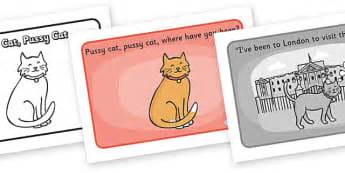 Pussy Cat Pussy Cat Primary Resources Nursery Rhyme Story