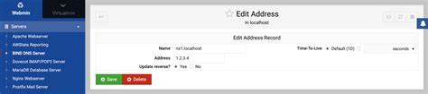 Bind Dns Server Webmin