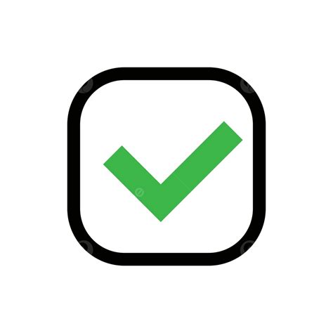 Checkbox Icon With Rounded Corners Vector Select Flat Isolated Vector