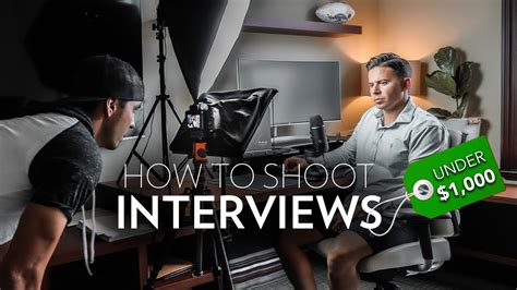 How To Shoot An Interview Tutorial Under 1 000 Mikeymo