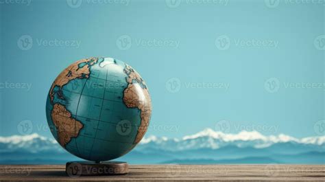 AI Generated Background cartography globe global geography earth travel ...