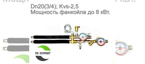 Узел обвязки для фанкойла FC-3X-7-Dn20(3/4) купить в Москве | Готовый ...