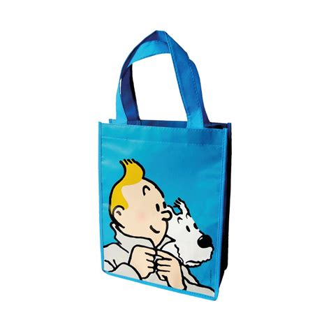 Blauwe Zak Kuifje En Bobbie Home BOUTIQUE TINTIN Tintin Bou