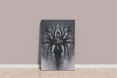 Baba Yaga Wall Art John Wick Poster Hd Wall Art Canvas Painting