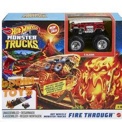 Jual Hot Wheels Monster Trucks Alarm Ultimate Fire Truck Original Mattel Alarm White