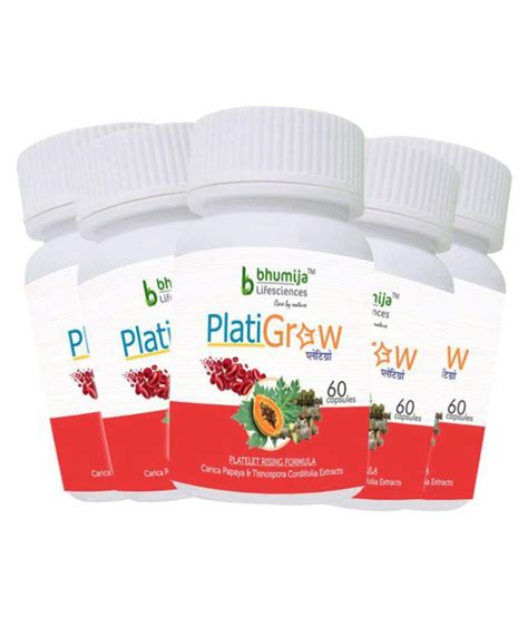 Bhumija Platigrow Capsules S Pack Of Five Mg Buy Bhumija