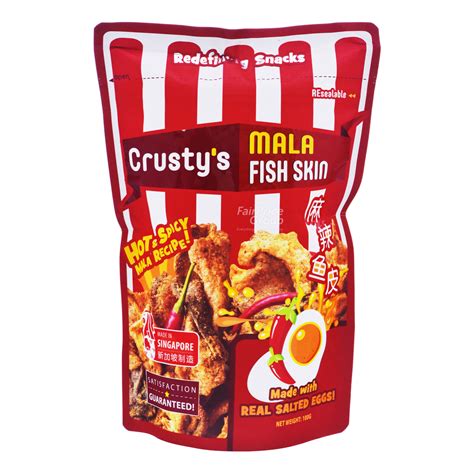 Crusty S Salted Eggs Fish Skin Mala Ntuc Fairprice