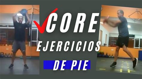 CORE TRAINING Ejercicios De Estabilidad Y Fuerza De PIE YouTube