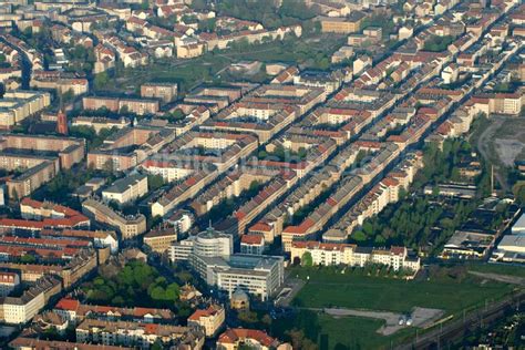 Leipzig aus der Vogelperspektive Blick auf Leipziger Eisenbahnstraße