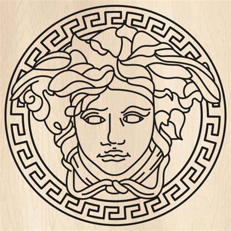 Versace Face Logo Svg Versace Medusa Head Png Versace Logo Vector