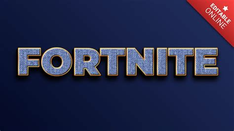 Fortnite Textura Jeans Gerador De Efeitos De Texto