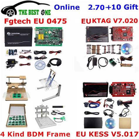 Programador ECU en línea conjunto completo 2 80 EU Red Kess V5 017