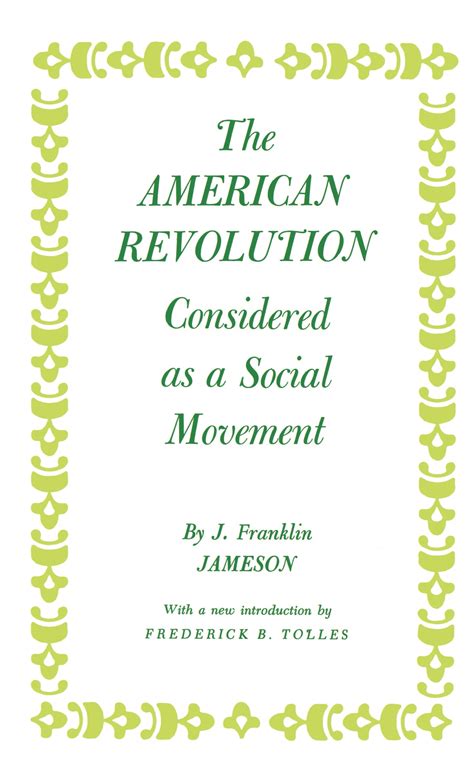 American Revolution Considered as a Social Movement | Princeton ...