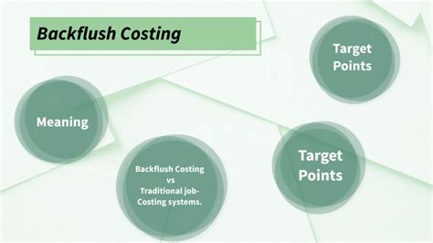 Backflush Costing By Tanisha Bajoria 2012388 On Prezi